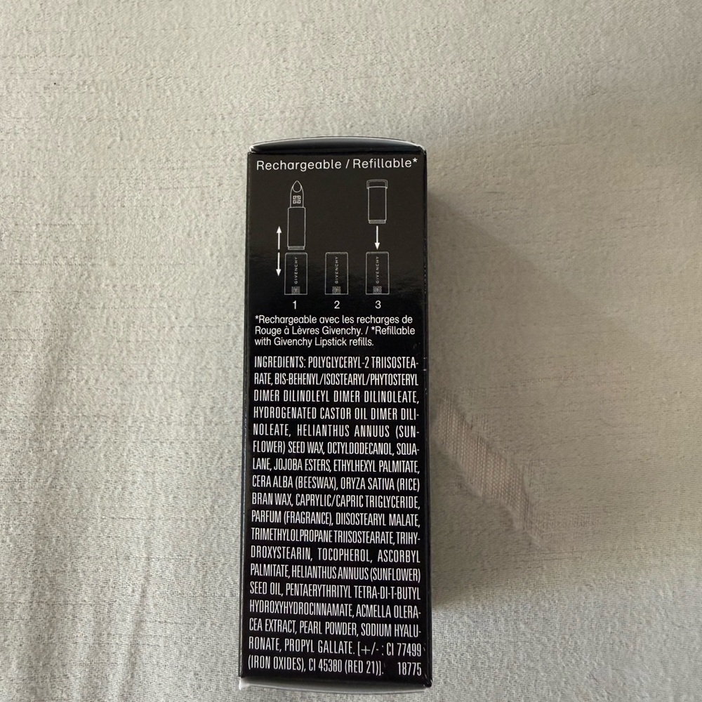 Givenchy Rechargeable Lipstick Case - Black #10 Baume - Picture 2 of 10